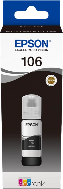 Epson 106 EcoTank Photo Black ink bottle