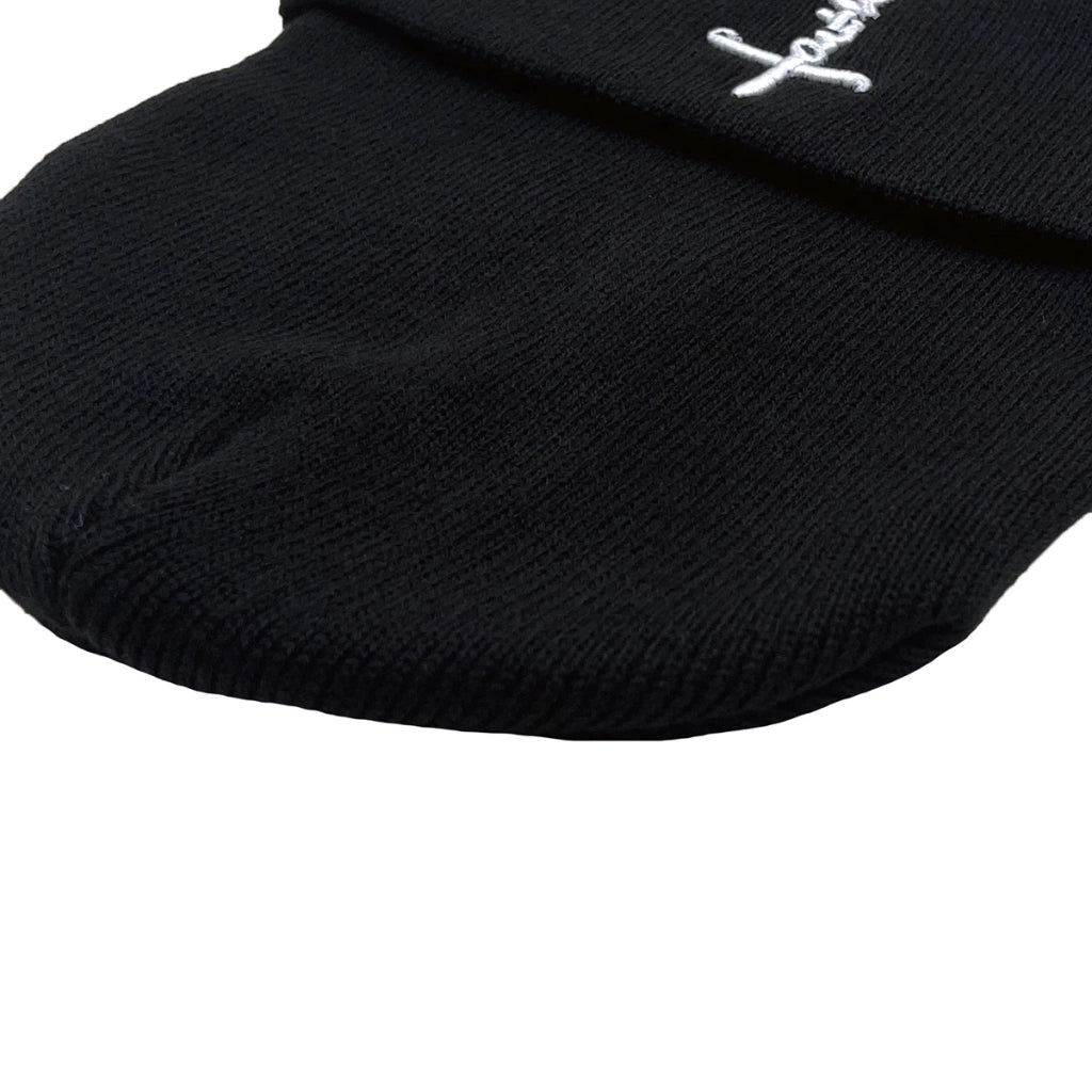 Cappelli invernali caldi di lana con croce, neri