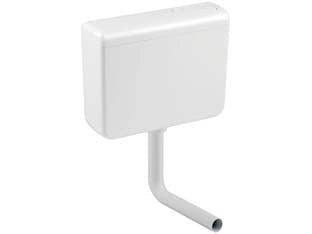 CASSETTA WC ESTERNA IN ABS IRIS DUO  mm.435x140x355h.    FLUIDMASTER