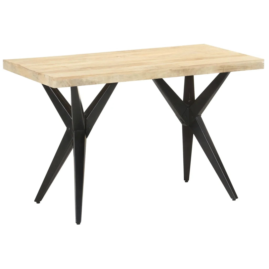 Tavolo da Pranzo 120x60x76 cm in Legno Massello di Mango  cod mxl 16551