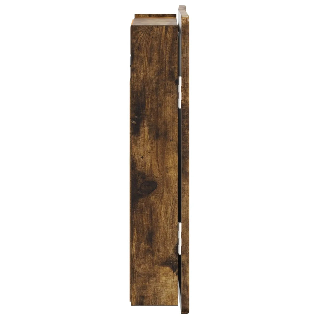 Armadio per Dartboard ZWOLLE Rovere Fumo 52,5 x 10,5 x 57,5 cm 896450