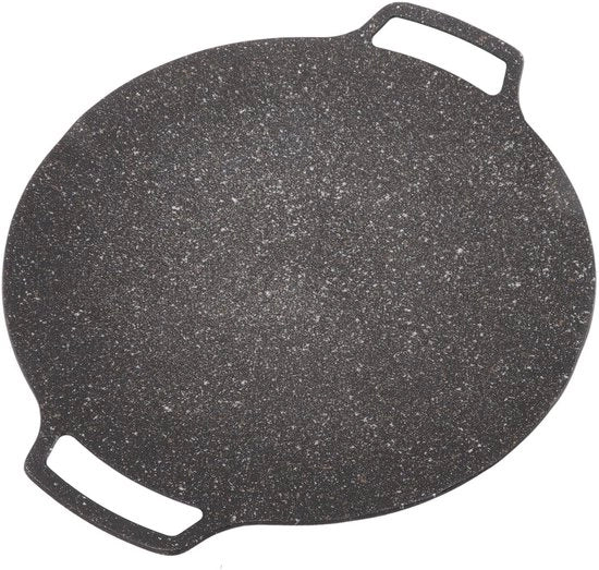 Griglia per BBQ rotonda - 30cm - Adatta per piastra elettrodomestica - Ideale per barbecue in casa