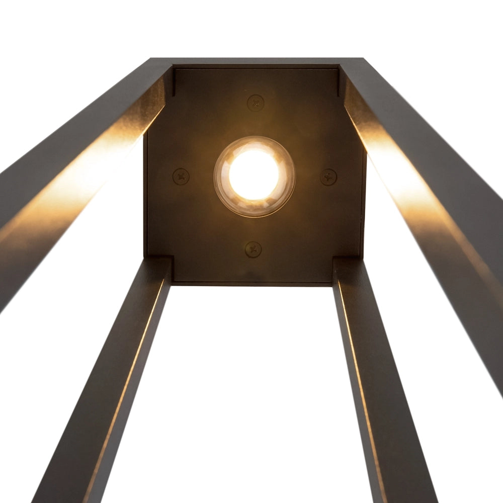 Paletto LED Maytoni Elbe 10W 3000K IP65 sensori grafite