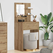 Tavoli da Trucco per Camera da Letto Rovere artigianale 889006
