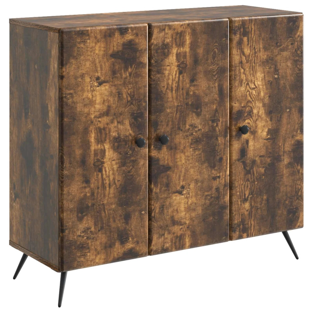Credenza Rovere Fumo 89 x 34,5 x 80 cm Legno ingegnerizzato 895570