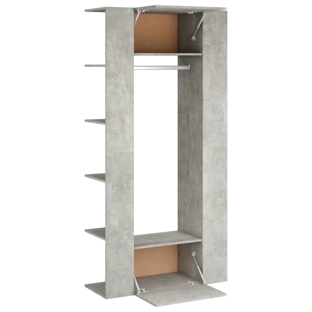 Mobili da Corridoio 2 pz Grigio Cemento in Legno Multistrato 3082039