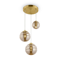 Lampada pendente Pendant in Metallo Vinare Ottone