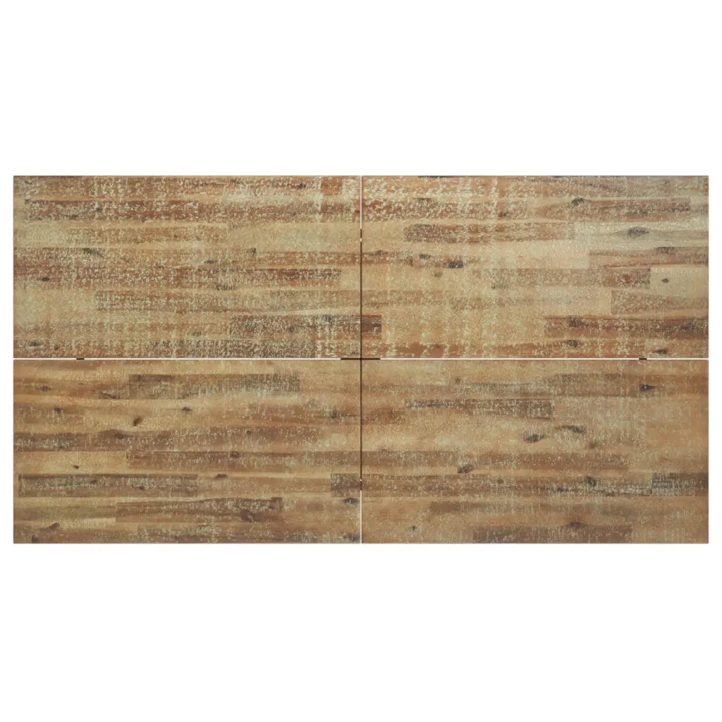 Tavolo per Sala da Pranzo in Legno Massello di Acacia 170x90 cm