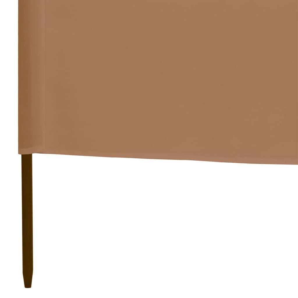 Schermo divisorio in tessuto a 3 pannelli 400 x 160 cm tortora 02_0008810
