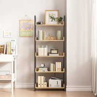 Scaffale a scala per libri da ufficio soggiorno loft