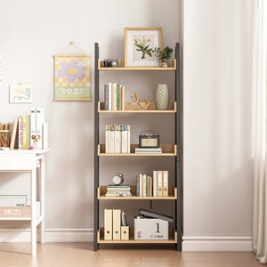 Scaffale a scala per libri da ufficio soggiorno loft