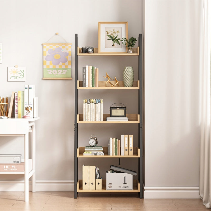 Scaffale a scala per libri da ufficio soggiorno loft