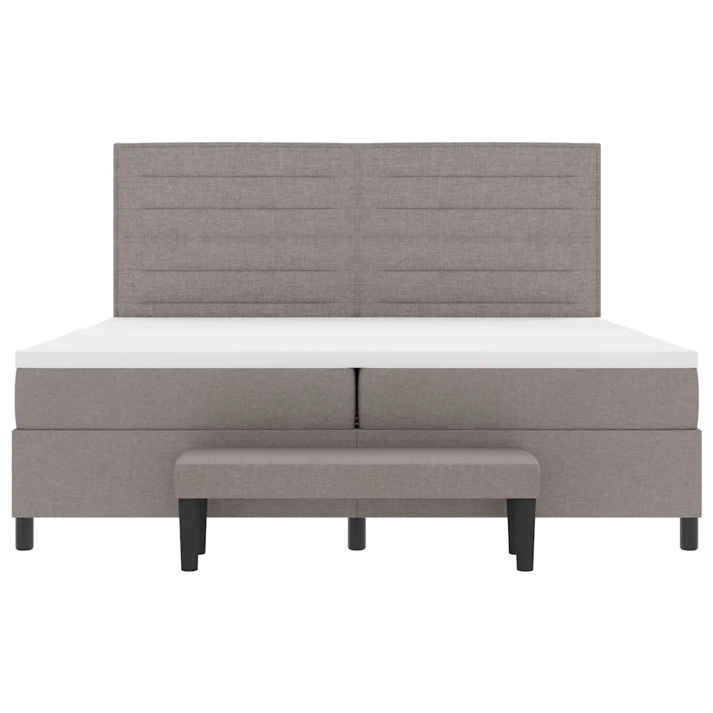 Letto a molle con testiera Talpa 200 x 200 cm Tessuto 3344020