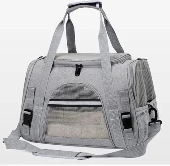 Scatola di trasporto per cani e gatti, borsa di trasporto per piccoli animali, scatola di trasporto per animali, scatola di trasporto per animali domestici [Classe di efficienza energetica A]