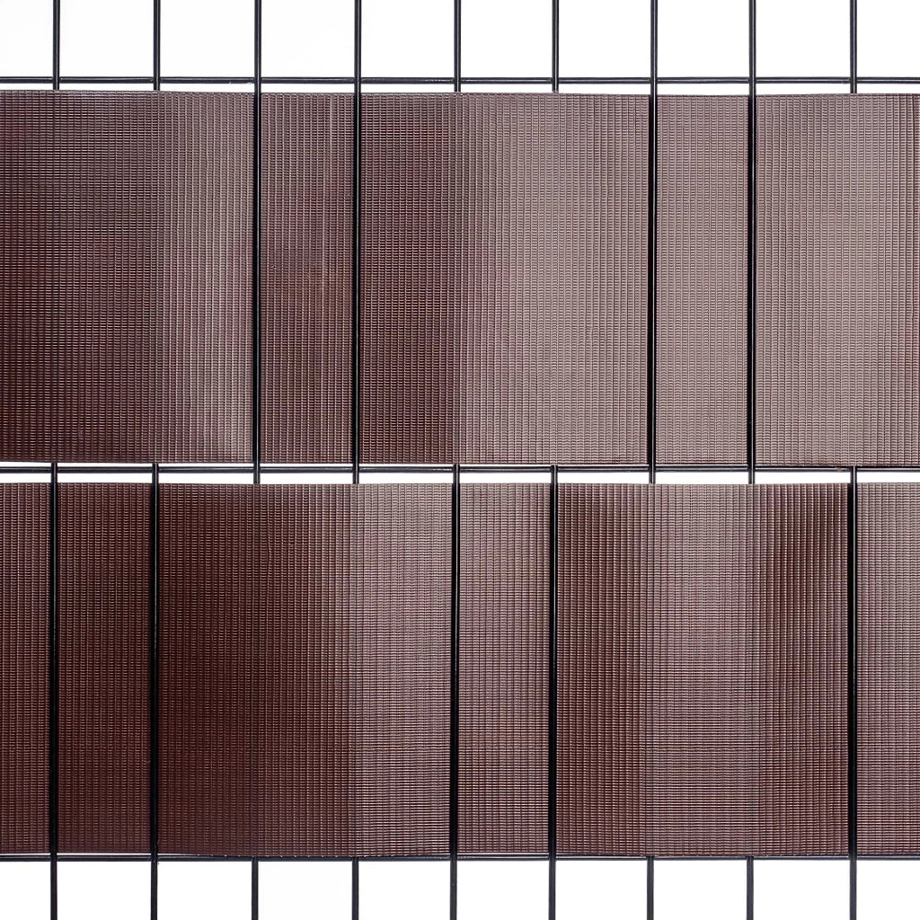 Nastro di protezione KADAX per pannelli di recinzione, recinzione, protezione UV, 20 clip, 19x35 m