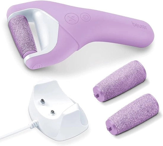 Elettroepilatore per piedi umidi e secchi - Epilatrice elettrica per calli con 2 velocità