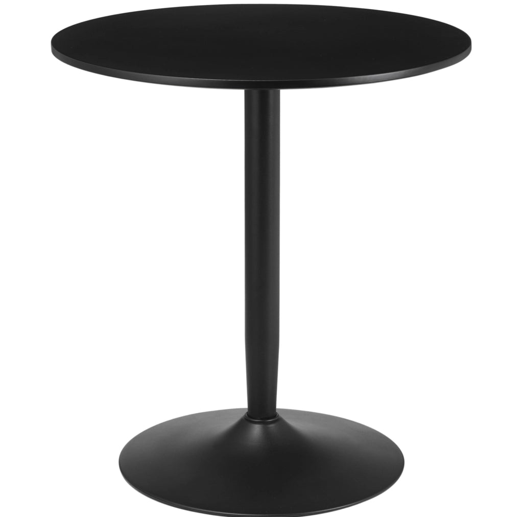 Tavolo da pranzo rotondo salvaspazio nero Ø70 cm
