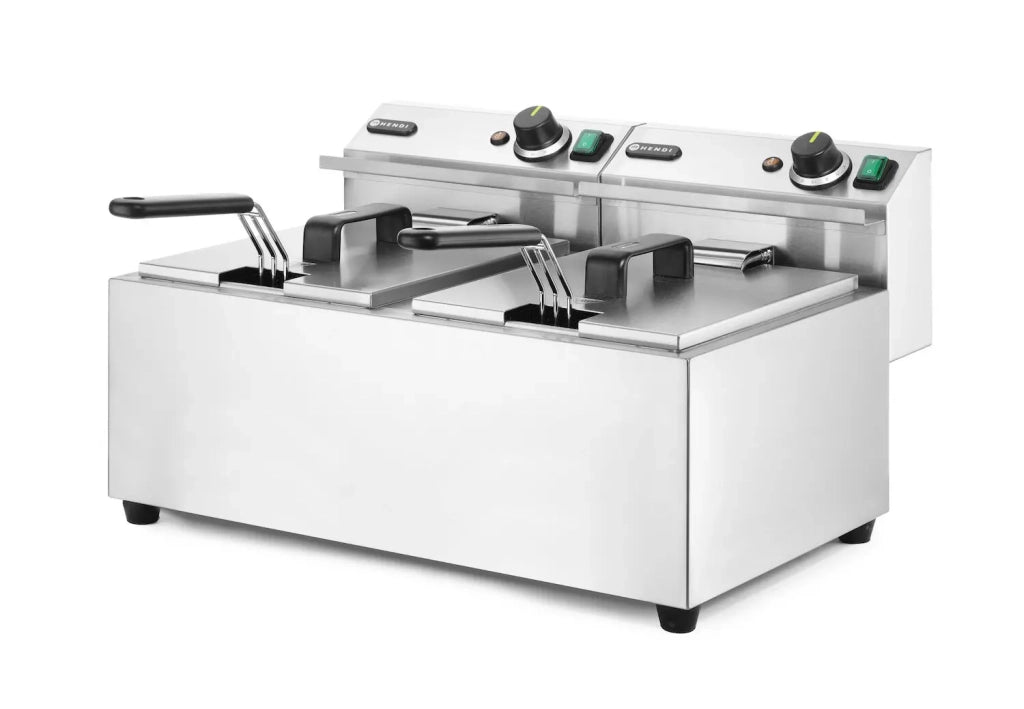 Friggitrici Profi Line - 2 x 8 L, HENDI, Profi Line, 16L,