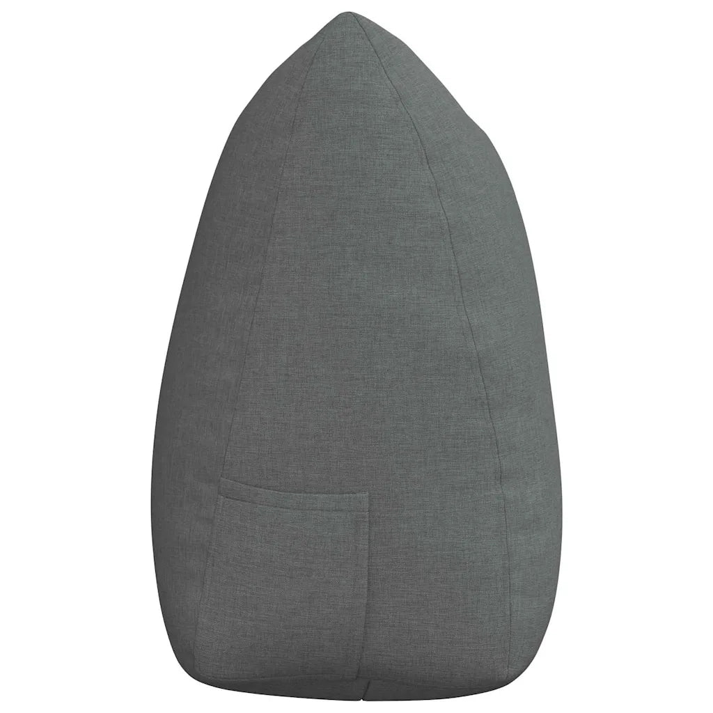 Cuscino per Schiena Grigio scuro 140 x 24 x 50 cm Tessuto