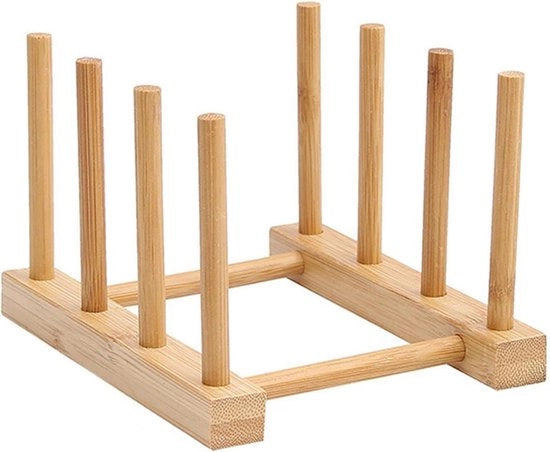 Pannello per asciugare in legno - Ripiegabile - Asciugamano - Lavello - Pannello per piatti - Piatto - Piatto per dessert - Per piatti in arrivo