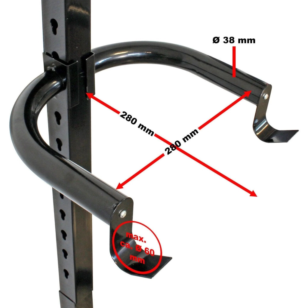 Supporto per 2 biciclette portata 90 kg sistema di supporto per biciclette sospensione attacco 16_0002621
