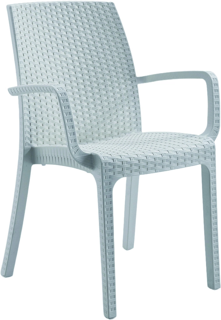 SEDIA INDIANA cm. 59x57x86 h col. Bianco