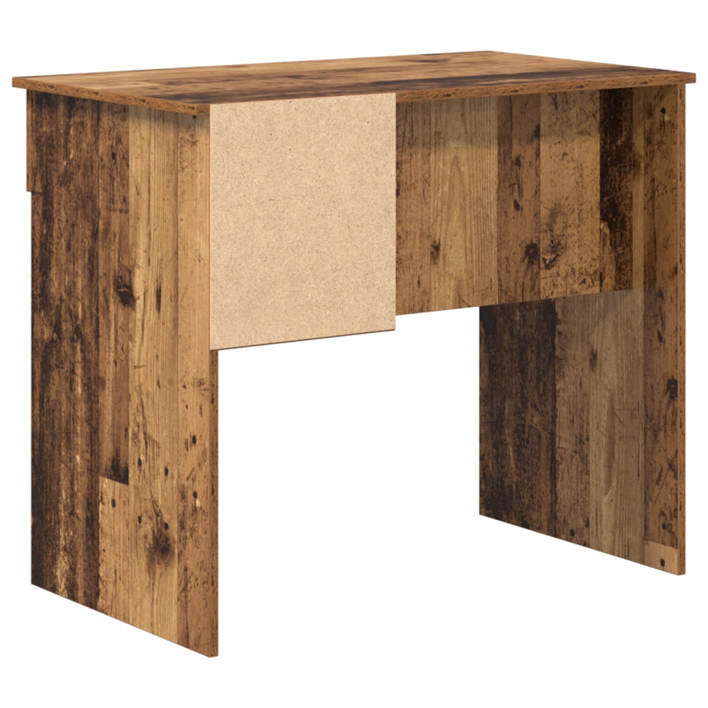 Scrivania con stoccaggio Legno Antico 90x49.5x75 cm Legno ingegnerizzato