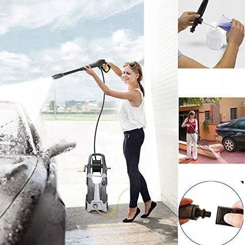 Set di Accessori per Idropulitrice compatibile con Kärcher K2-K7 – Pistola con Lancia e Ugello Vario, 150 Bar, 10 l/min
