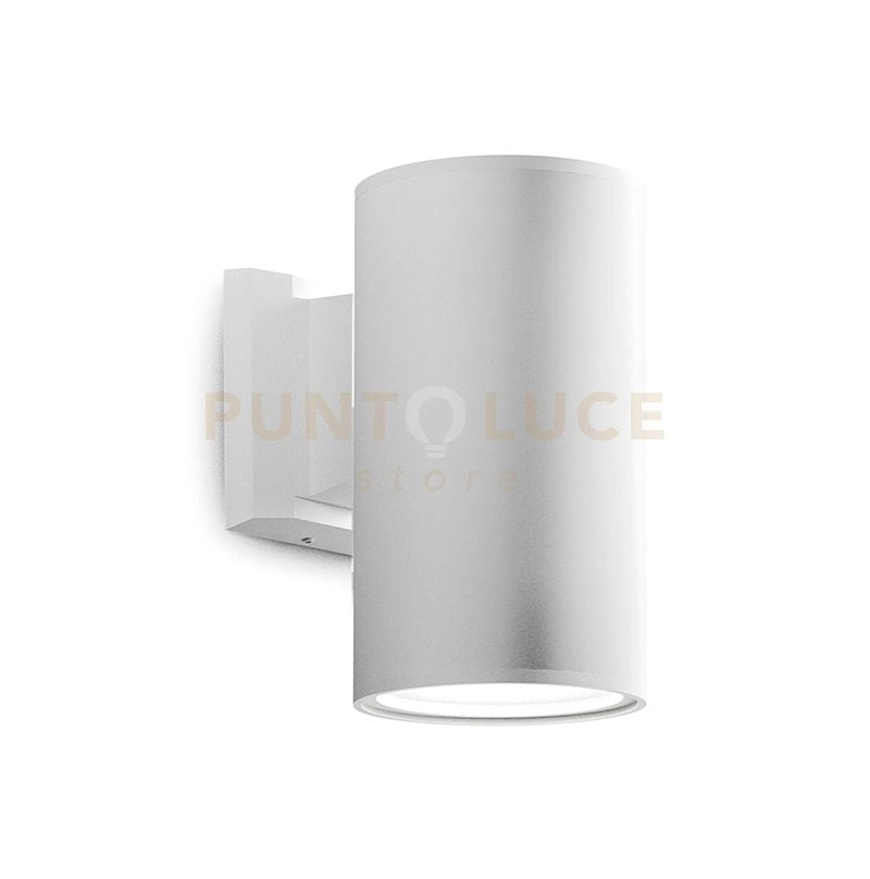 GES1004- APPLIQUE IN ALLUMINIO 1 LUCE ATTACCO E27 COLORE BIANCO IP65