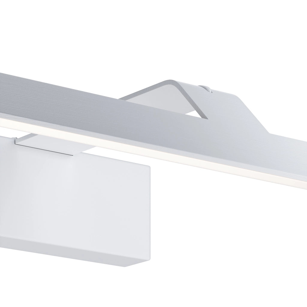 Maytoni applique moderna Decart 1 luce LED integrato bianco metallo diffusore acrilico