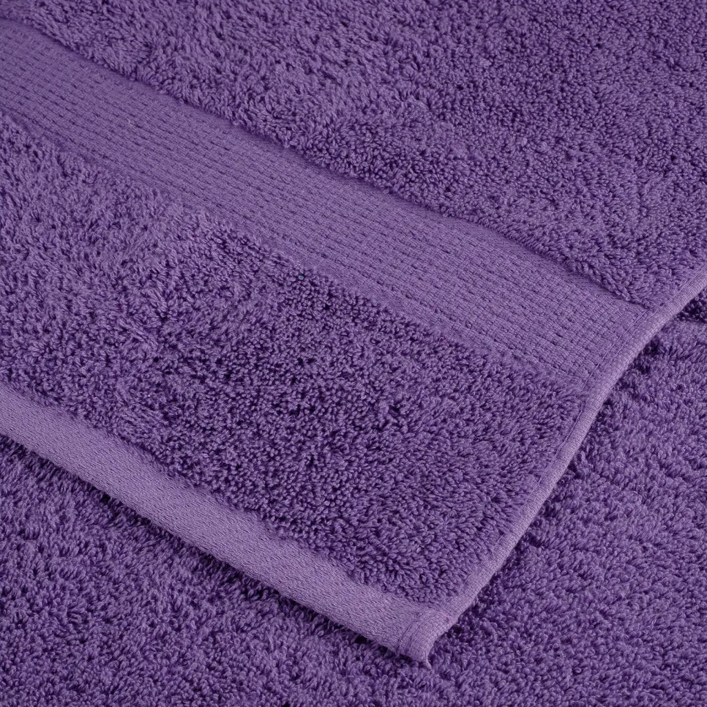 Asciugamani da Doccia SOLUND 4 pz Viola 70x140 cm 600 g/m² 137357