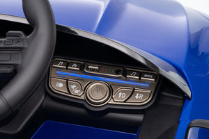 Macchina Elettrica per Bambini 12V Licenza Ufficiale Mercedes CLE53 Sedile in Pelle Blu