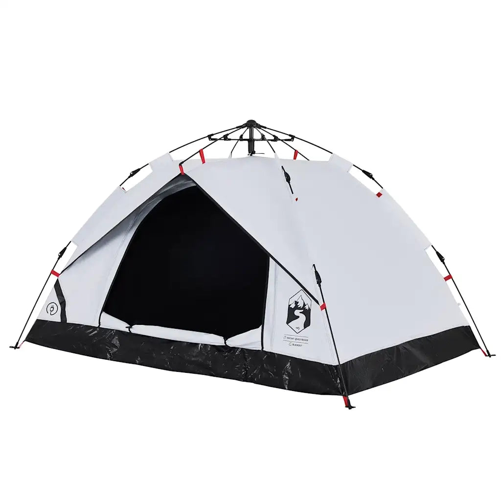 Tenda 3 Persone Bianca in Tessuto Oscurante a Rilascio Rapido 4004196