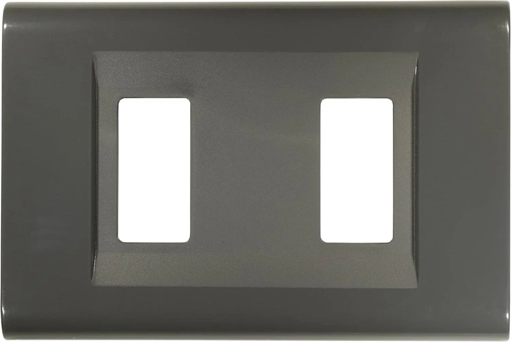 Placca Click 2F Grigio Scuro FEB 2582/GS
