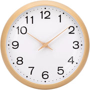 Orologio da Parete in Legno, Moderno, 30cm Quarzo, Grande, Batteria, Facile da Leggere, Adatto per Camera, Casa, Cucina, Camera da Letto, Ufficio, Scuola (Framme in Legno Bianco e Luminoso)