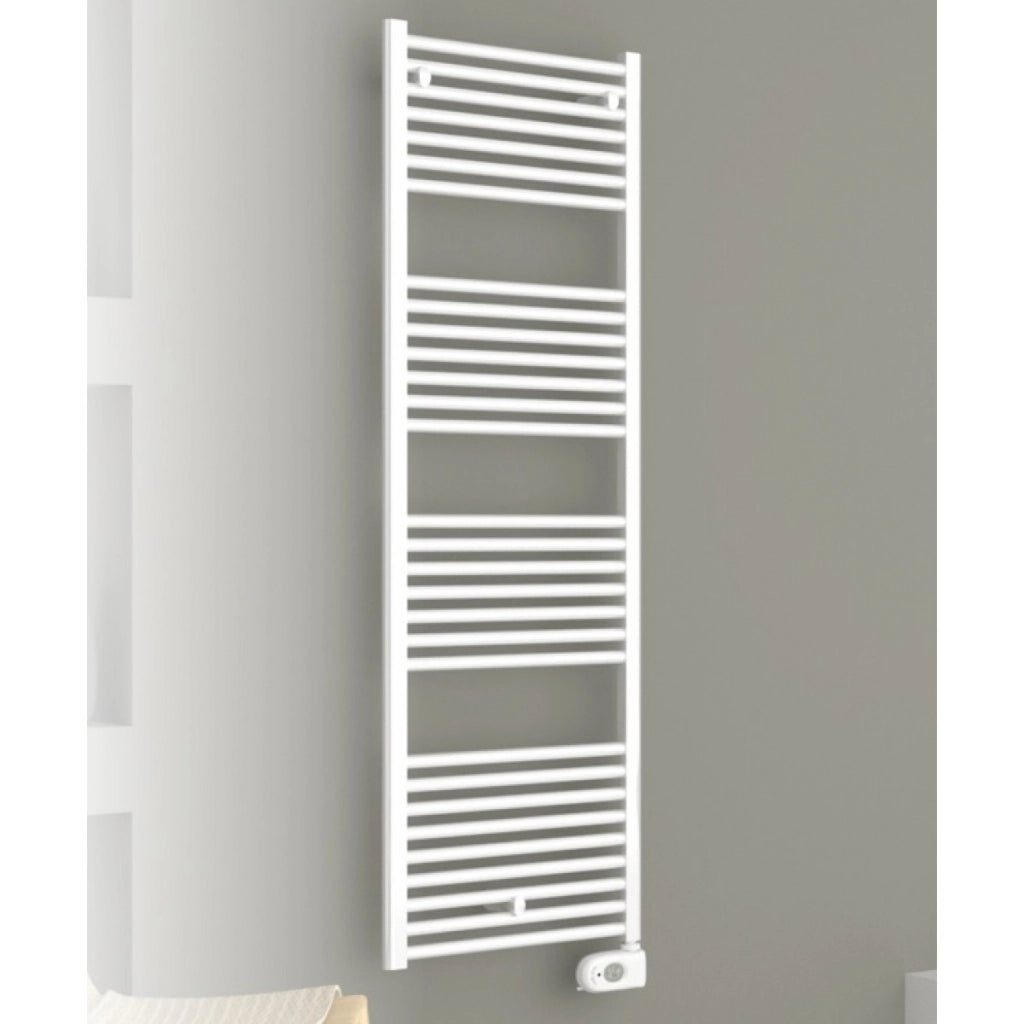Termoarredo Scaldasalviette Cordivari Modello LISA 22 Elettrico In Acciaio Verniciato Bianco con Termostato Ambiente Digitale ECO - Vari Modelli 500 x 1160