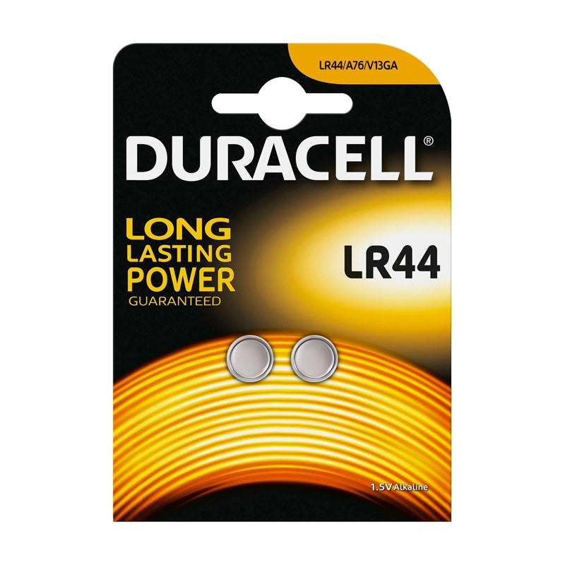 DURACELL LR44 BLISTER 2 BATTERIE - master carton da 10 blister