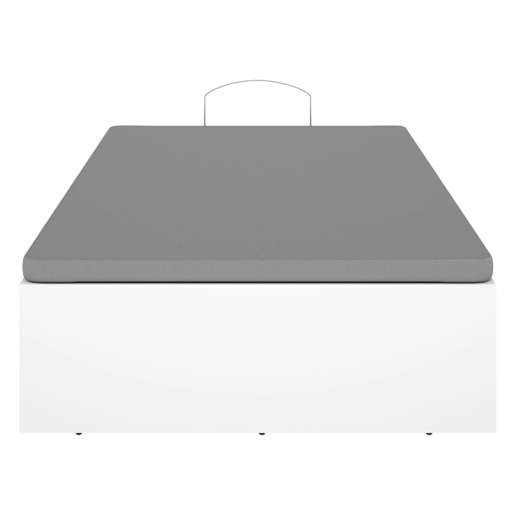 Alamosa, Letto Singolo Contenitore, Bianco