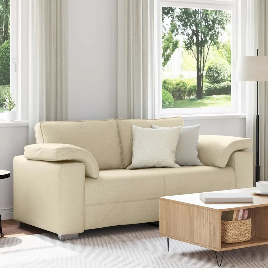 Divano Crema 180 x 80 x 82 cm Tessuto 4105234