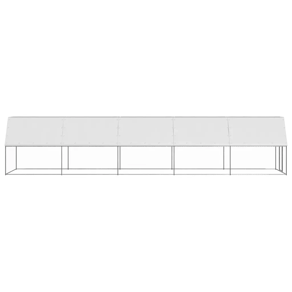 Gabbia per Polli da Esterno 2x10x2 m in Acciaio Zincato cod mxl 50914