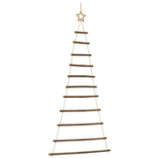 Albero di Natale | Decorazioni natalizie sospeso con stella superiore 74x150 cm Ramo naturale