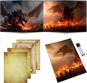 Schermo del Maestro di Giochi - Schermo robusto per Dungeons and Dragons (D&D 5e)