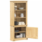 Credenza-Buffet-Armadio da cucina Corona 74x38x170 cm in Legno Massello di Pino