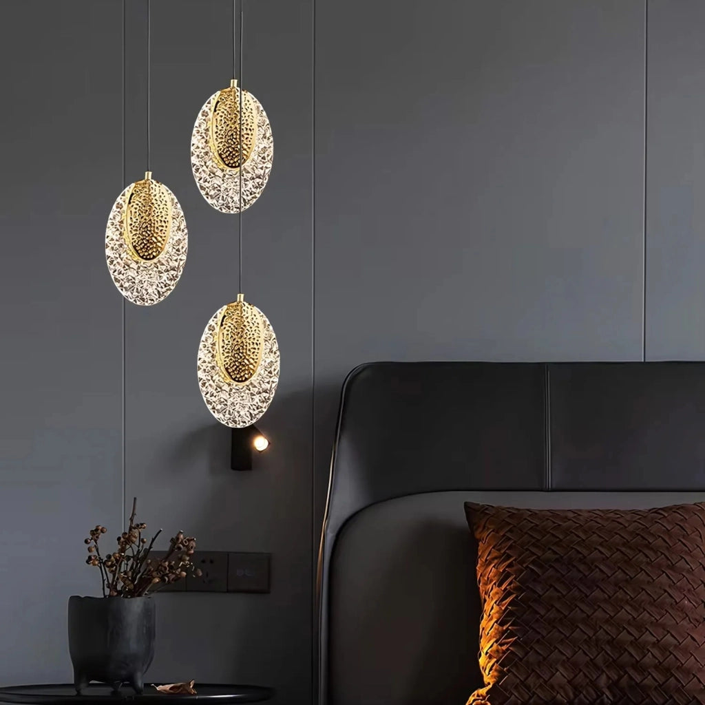 Lampadario A Sospensione In Cristallo Led G088-1cp Złota