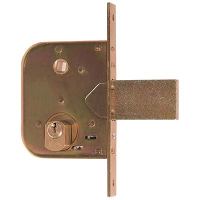 SERRATURA CANCELLO INFILARE 600450 ISEO - B.Q ZINC F.MM 22 C.SFACC M1+SCR+Q8 C.MM 57 E.MM 45- 2 pezzi