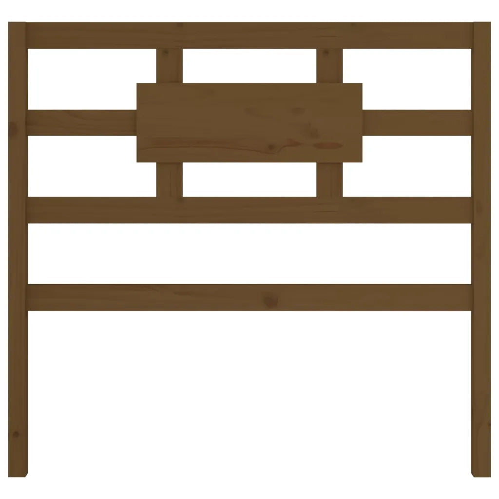 Testiera per Letto ambra 80,5x4x100cm in Legno Massello di Pino