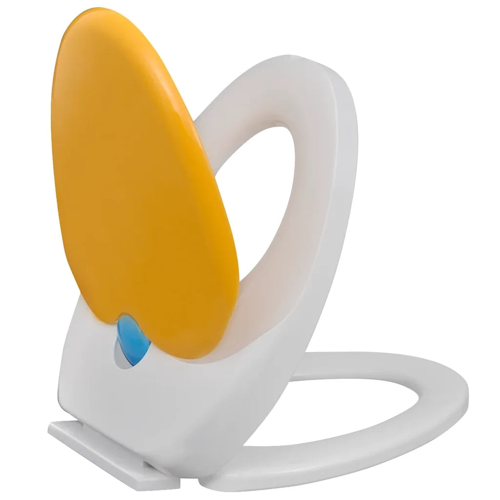 Copriwater Ammortizzato Bianco e Giallo per Adulti/Bambini CFW2747666