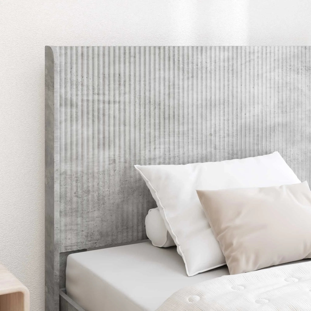 Struttura del letto con stoccaggio e testata-Giroletto con contenitore Grigio Cemento 963556