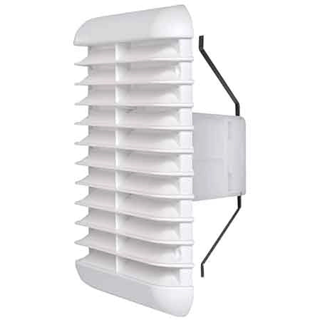 GRIGLIA DI AERAZIONE QUADRA UNIVERSALE Ø 125>160 mm - 190x190 mm