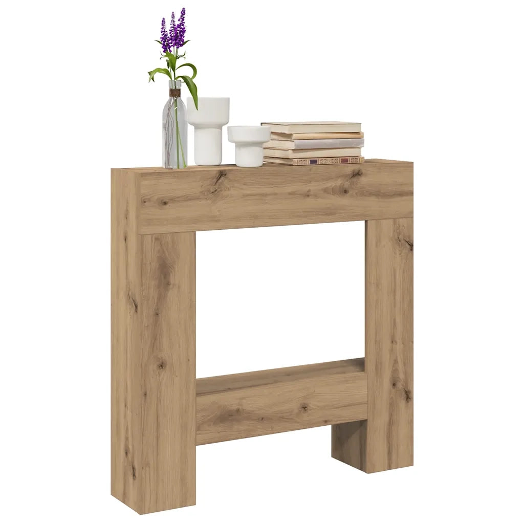 Cornice per Camino Rovere Artigianale 81x18x82 cm Truciolato CFW7872659
